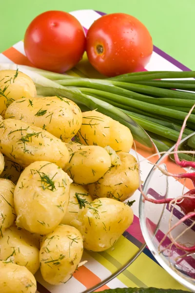 煮熟的土豆 — 图库照片