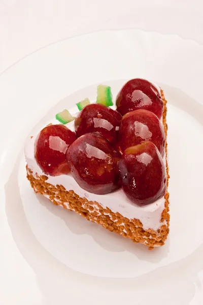小红莓的花式蛋糕 — 图库照片