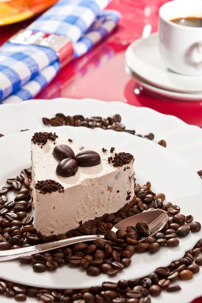 Káva koláč — Stock fotografie