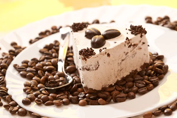 Káva a koláč — Stock fotografie