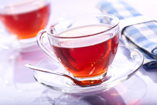 Tè in vetro — Foto Stock