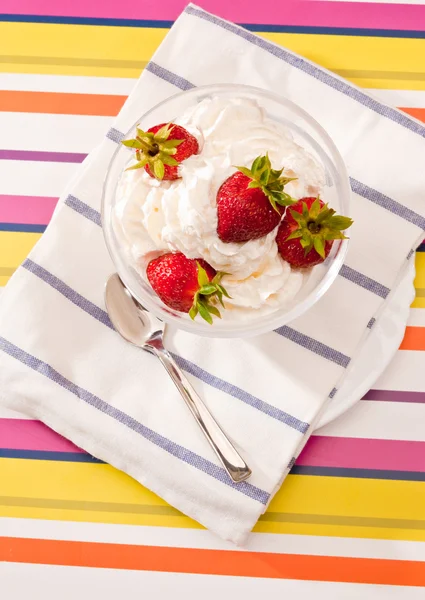 Strawberry dish — Stock Photo, Image