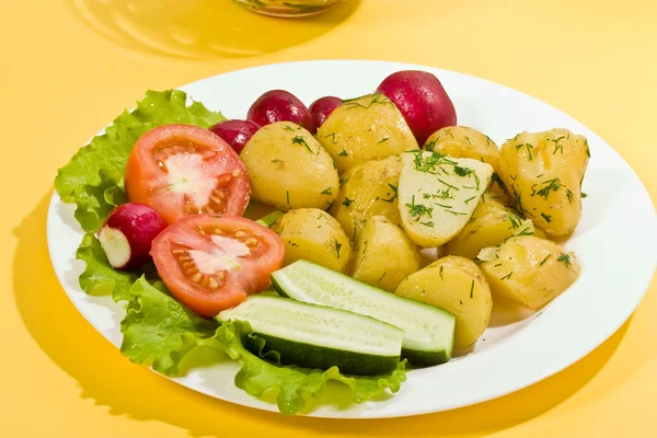 Haşlanmış patates — Stok fotoğraf