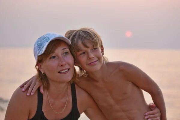 Anne ve oğlu — Stok fotoğraf