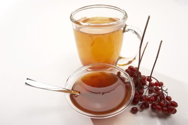 Tea and jam clipart