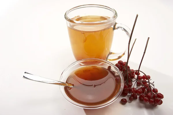 Çay ve reçel — Stok fotoğraf