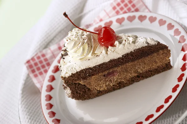 食欲をそそるチョコレート ケーキ — ストック写真