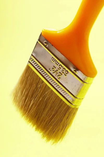 Escova amarela — Fotografia de Stock