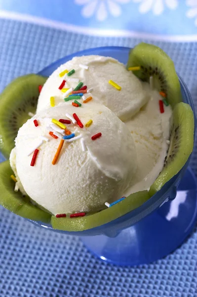 Vanilla ice-cream Royalty Free Stock Photos