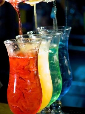 Colorful cocktail clipart