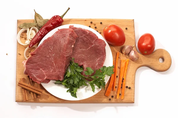 Ingrediënten voor te bereiden diner — Stockfoto