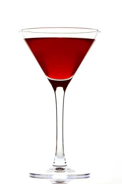 Червоний коктейль — стокове фото