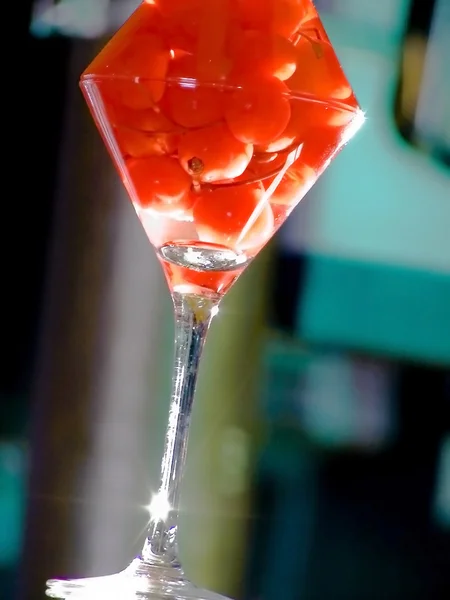 Cocktail de cereja — Fotografia de Stock