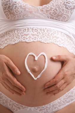 Expectant mother clipart