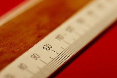 Wooden ruler clipart