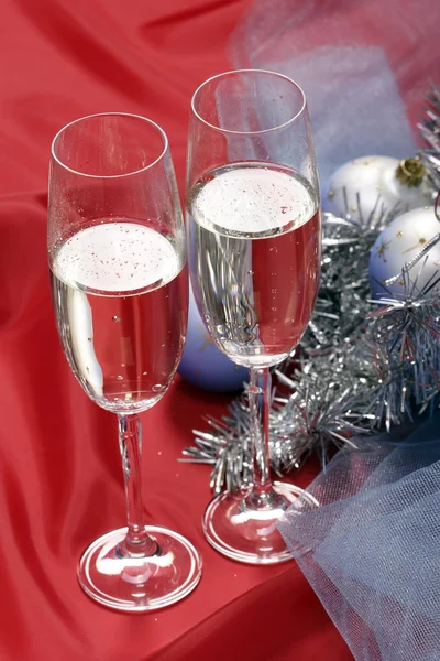 Ny års champagne — Stockfoto
