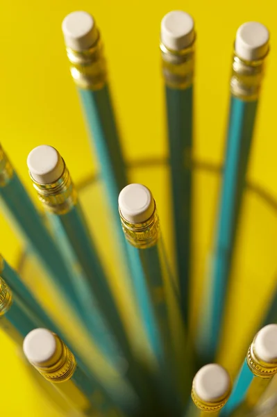 Ołówki z Gumka — Zdjęcie stockowe