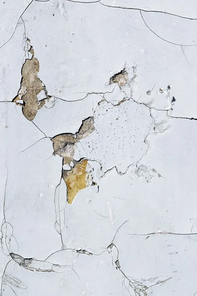 Mur de plâtre fissuré — Photo