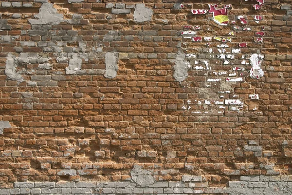 Цегляна стіна — стокове фото