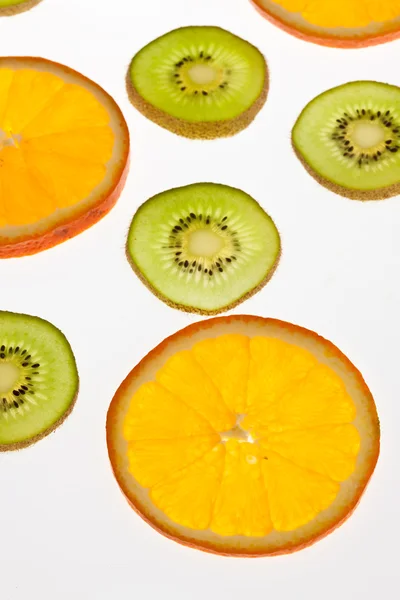 Нарізані фрукти — стокове фото