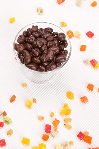 Čokoládové rozinky — Stock fotografie
