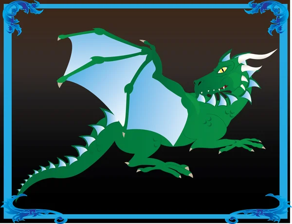 Fantasy dragon — Stock Vector