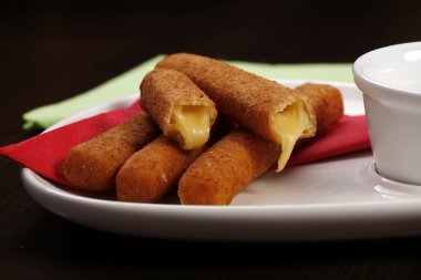 Roasted cheese sticks clipart