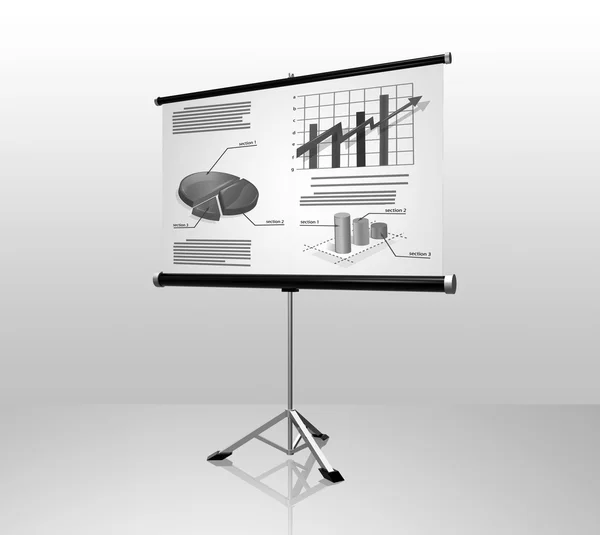 Conferentie scherm — Stockfoto