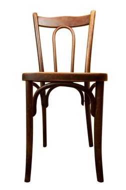 Isolated old chair clipart