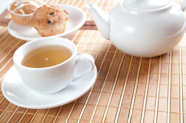 Rano herbata — Zdjęcie stockowe