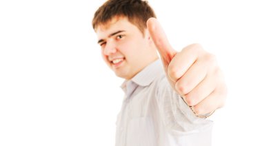 Thumb up! clipart