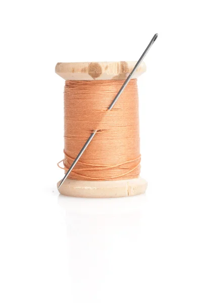 Spool of thread and needle — Stock Photo, Image