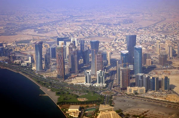 stock image Business district, Doha, Qatar