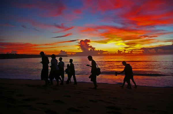 stock image Heading home at sunset