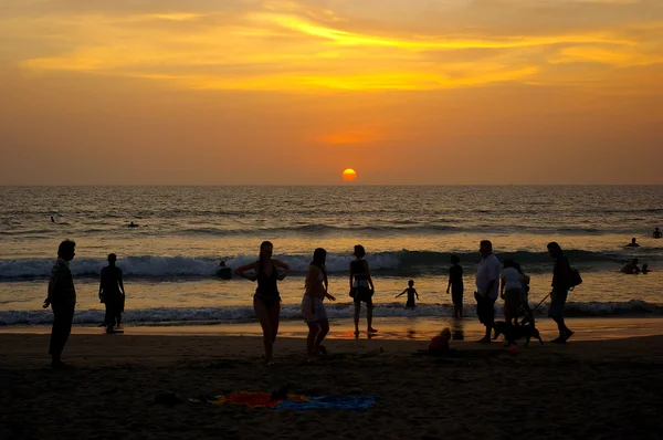 stock image Crowded beach