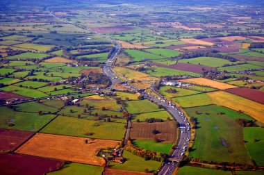 Motorway in the UK clipart