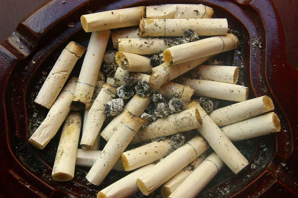 Full ashtray — Stock Photo, Image