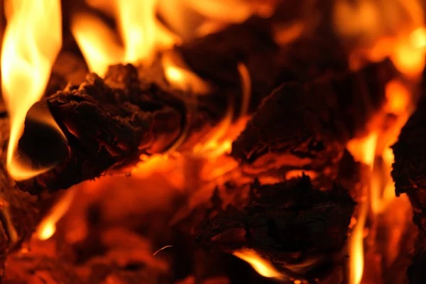Spalování palivového dřeva — Stock fotografie