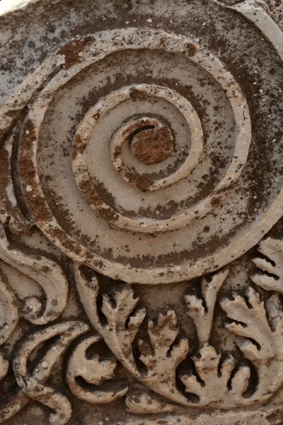 Vzor na stěně v starověkého Efesu — Stock fotografie