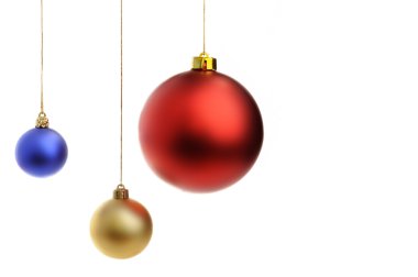 Christmas balls clipart