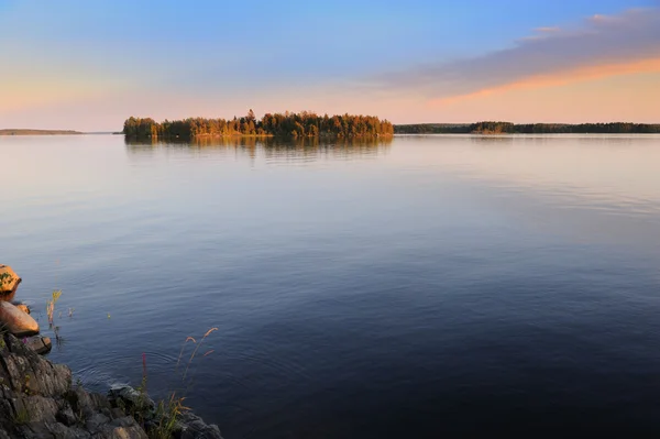 Sunset on the Lake — Stock Photo, Image