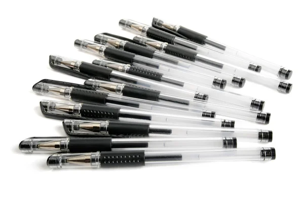 Una fila de bolígrafos —  Fotos de Stock