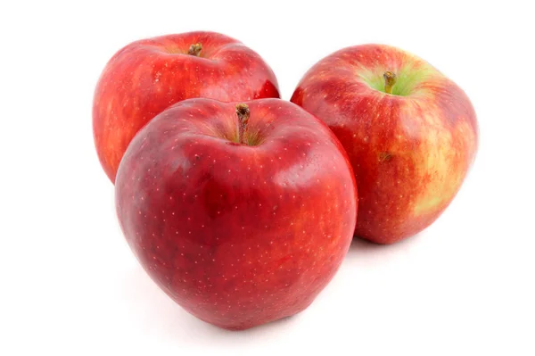 Três maçãs vermelhas — Fotografia de Stock