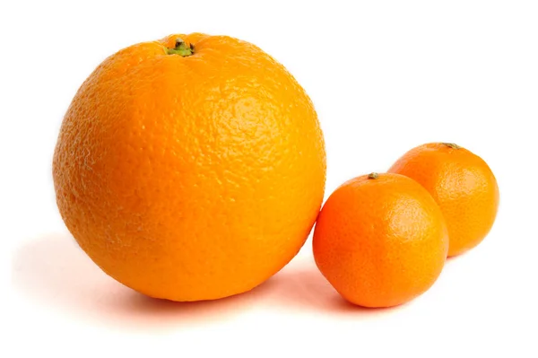 オレンジとみかん — ストック写真