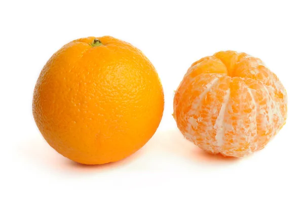 オレンジ皮なし — ストック写真