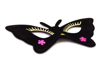 Masquerade mask on white clipart