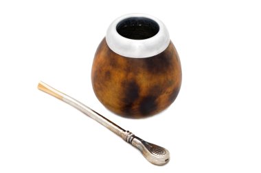 Mate çayı bombilla ve sukabağı