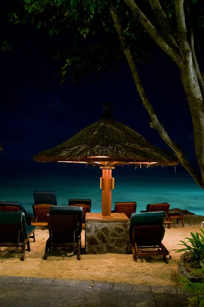 stock image Night paradise beach in Bali