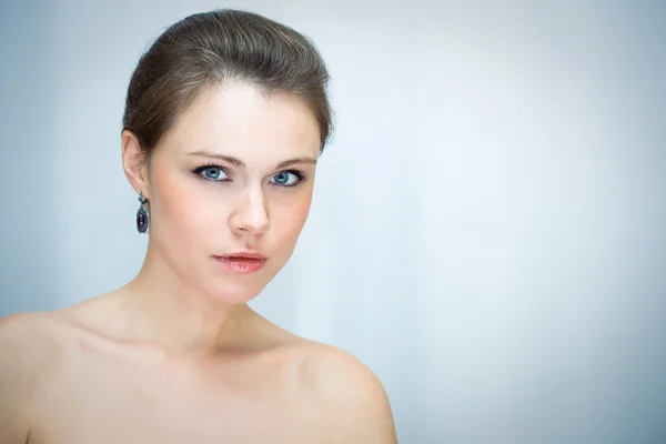 Portrait of adult woman with health skin — Stock Photo, Image