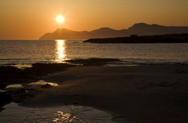 Majorca üzerinde şafak